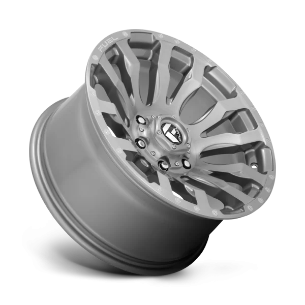 blitz d693 6lug 18x9 et1 brushed gunmetal clear tint a2 png