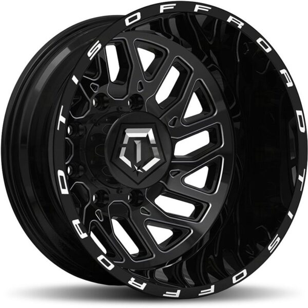 tis 544bm dually gloss black wheels 2 1