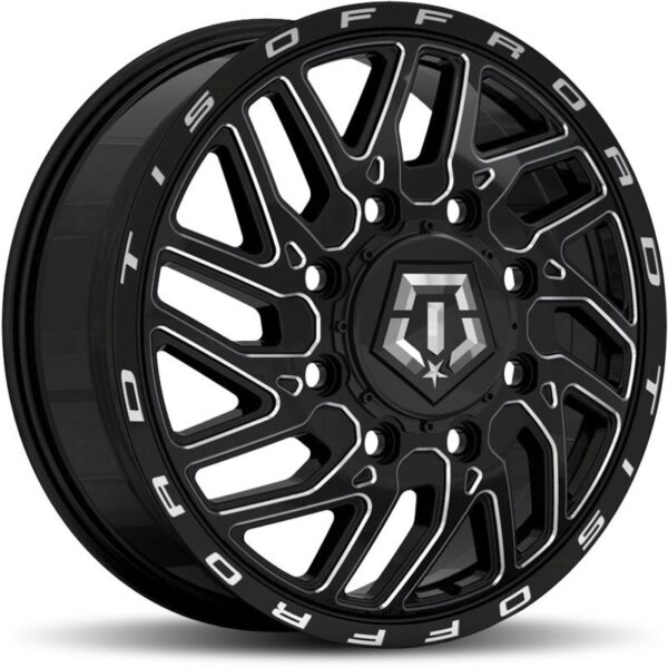 tis 544bm dually gloss black wheels 3 1