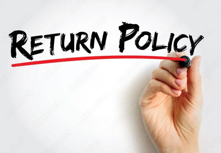 return and refund policy